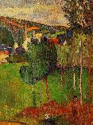 Paul Gauguin View of Pont-Aven from Lezaven Germany oil painting artist